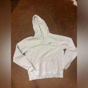 White Nike sweatshirt
